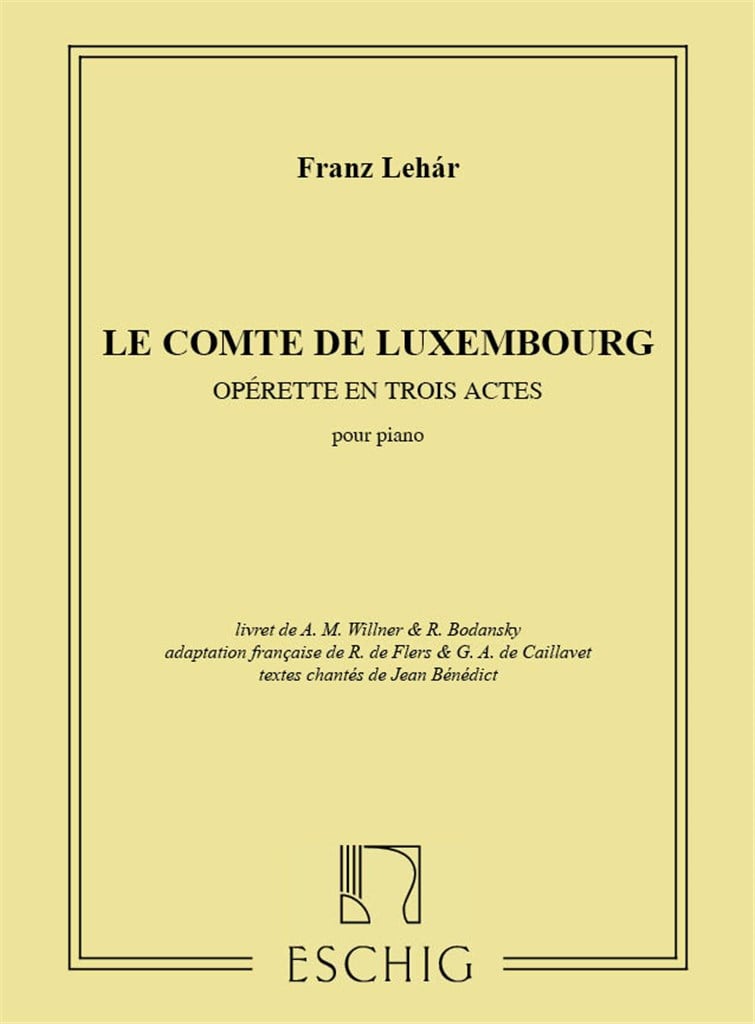 Comte De Luxembourg Piano (Complet)